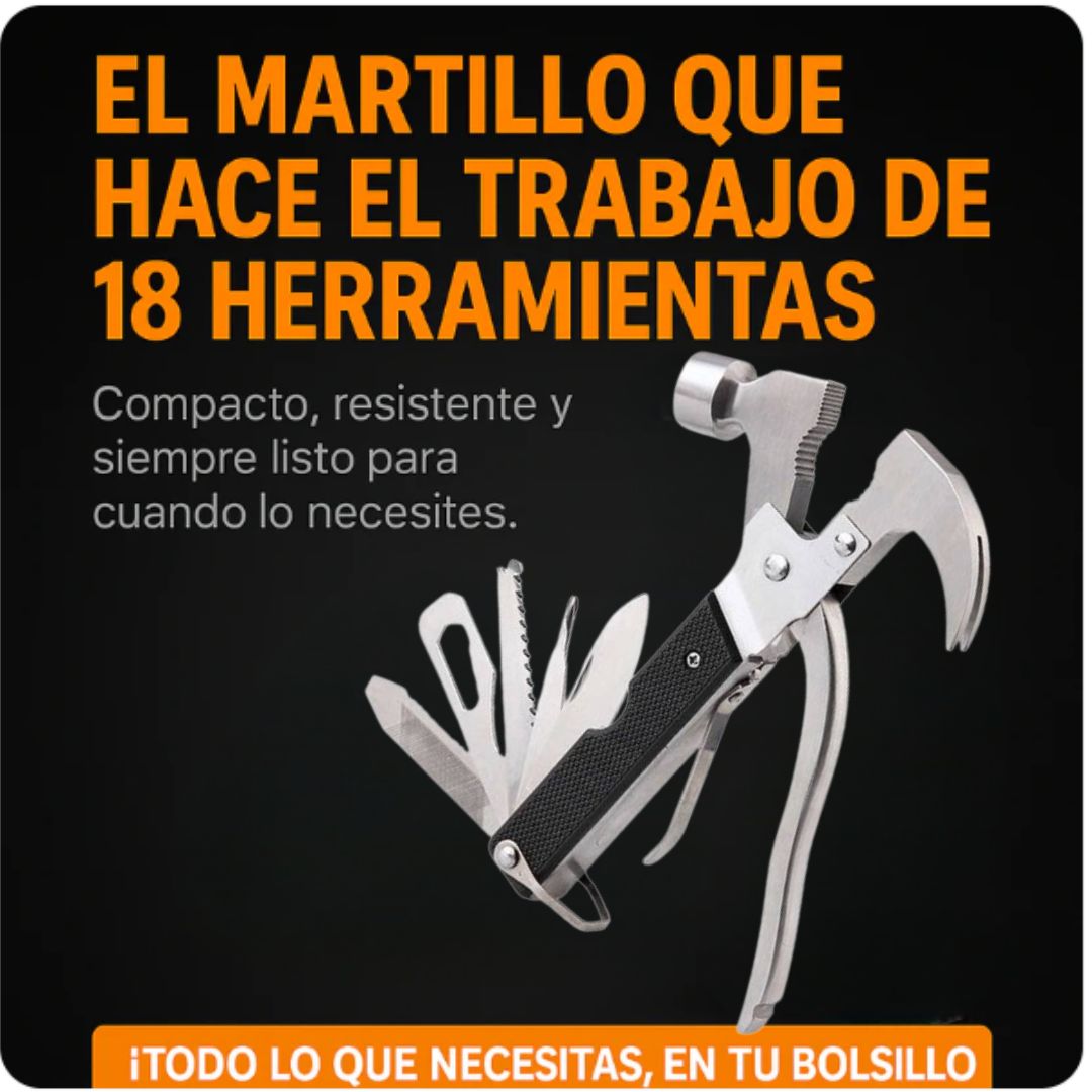 Martillo Multiusos HammerPro 18 en 1