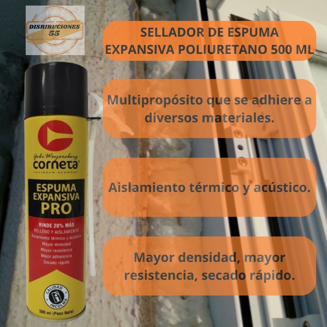 Espuma Expansiva Corneta 500 ML + Bisturí